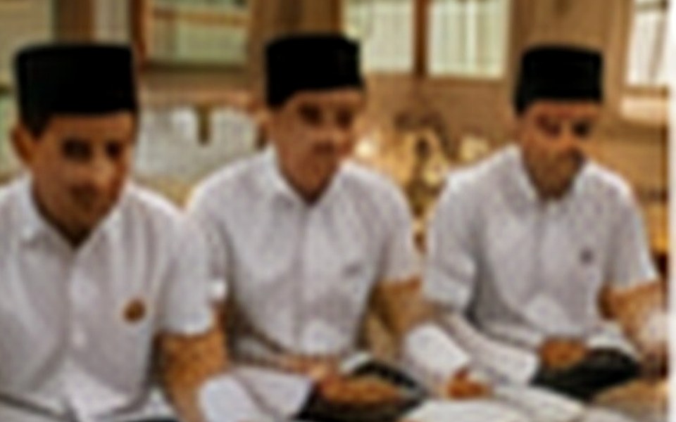 Kegiatan belajar santri